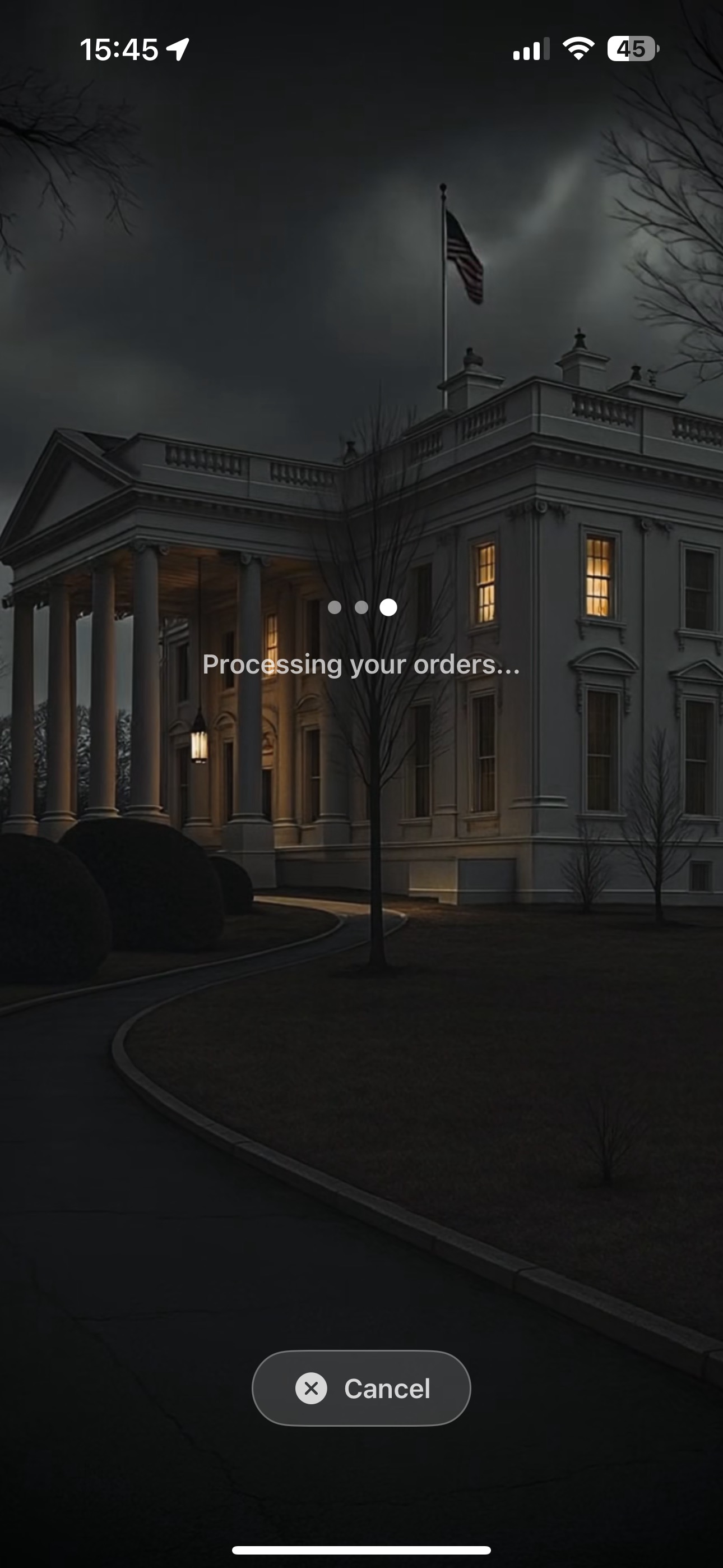 Processing presidential orders